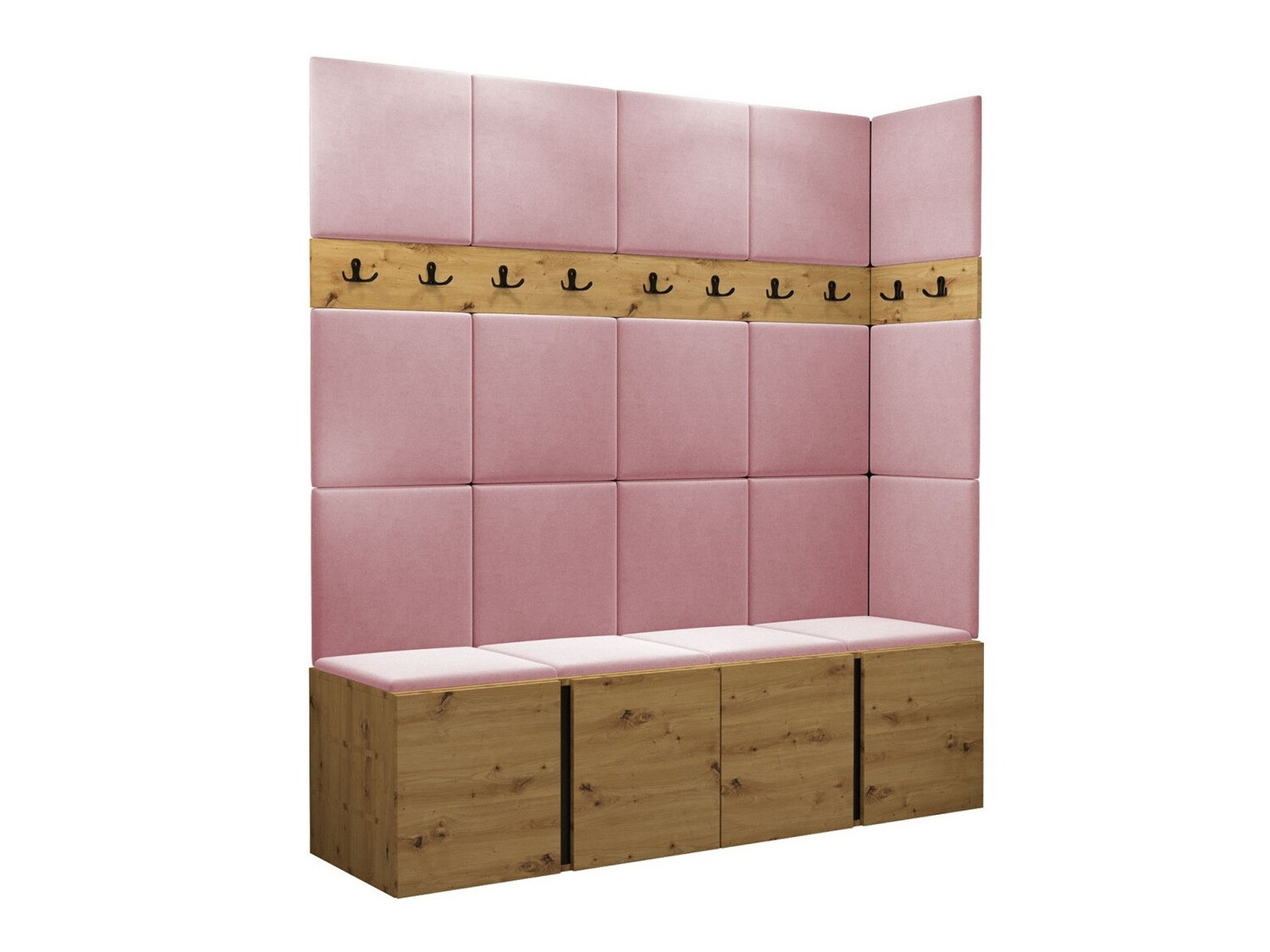 Prieškambario komplektas Pinis II (Artisan ąžuolas)