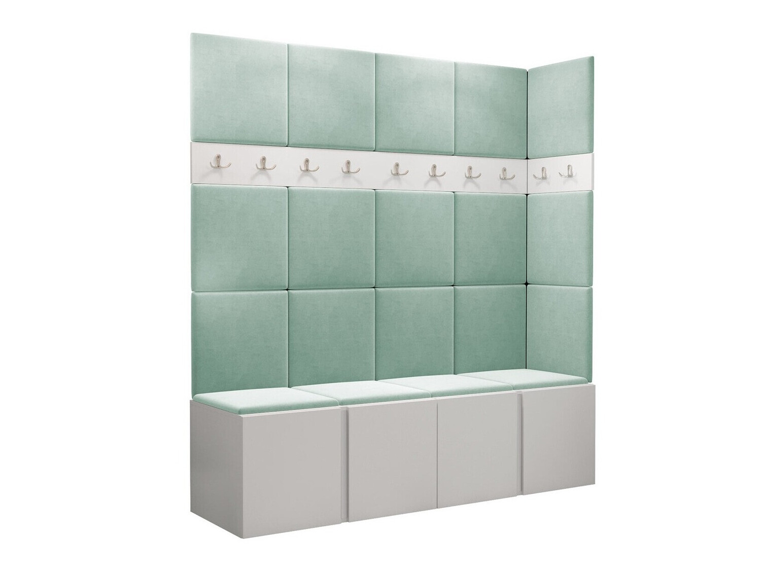 Prieškambario komplektas Pinis II (Balta)