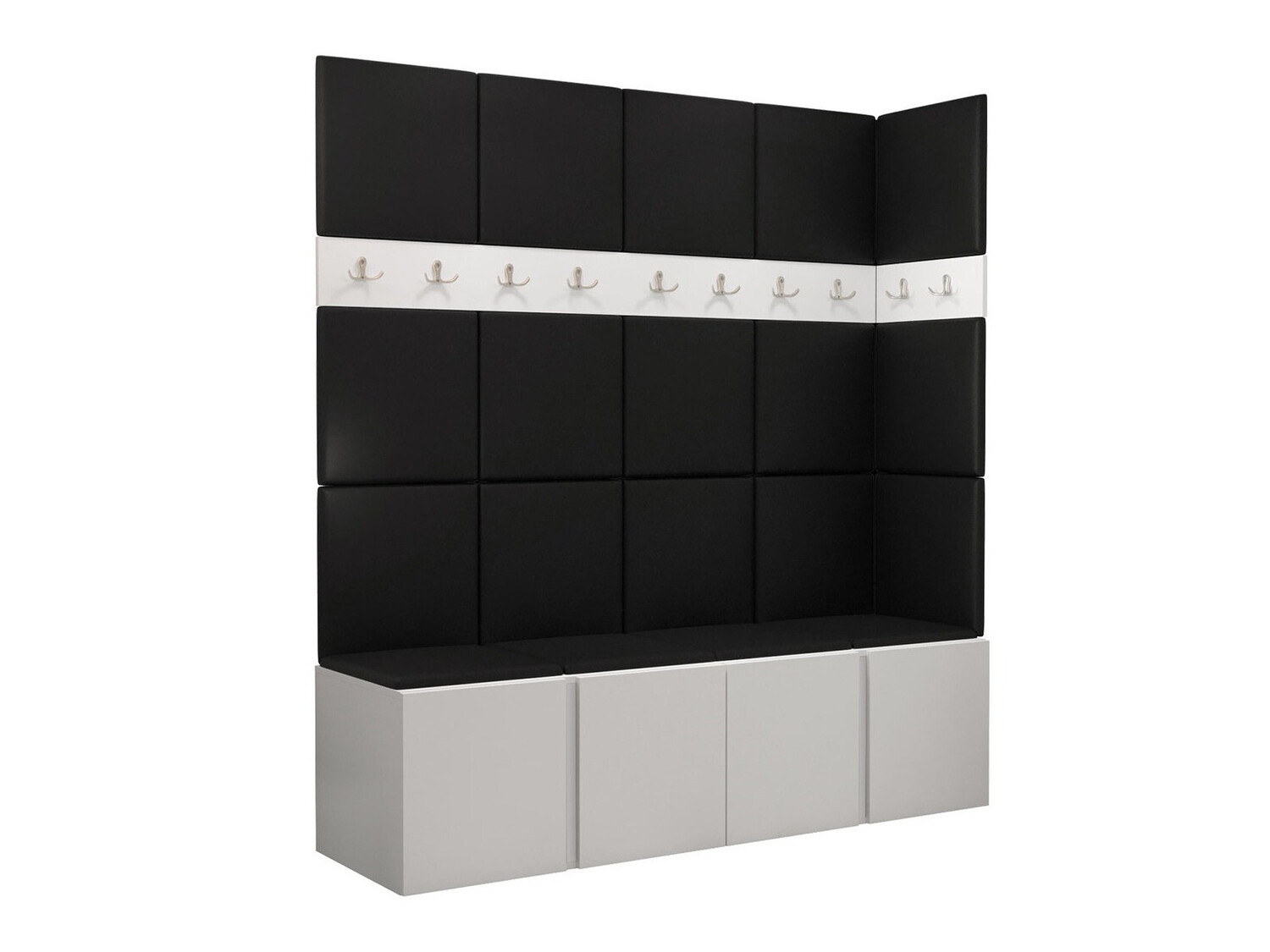 Prieškambario komplektas Pinis II (Balta)