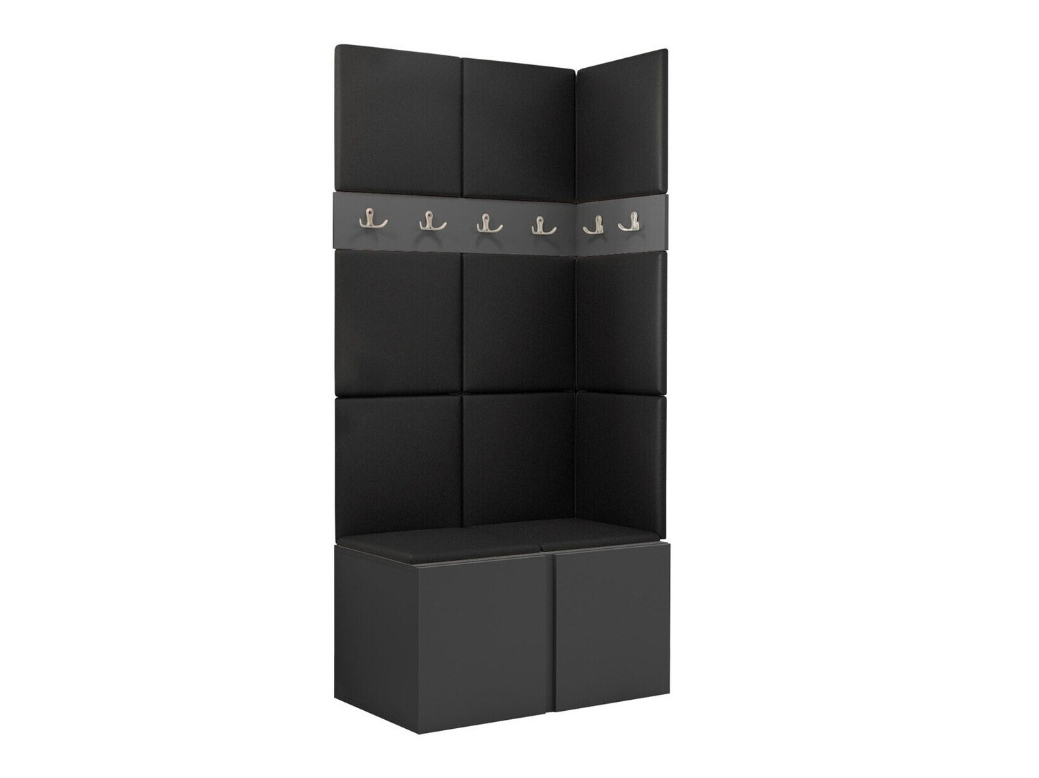 Prieškambario komplektas Hartford 264 (Grafitas)