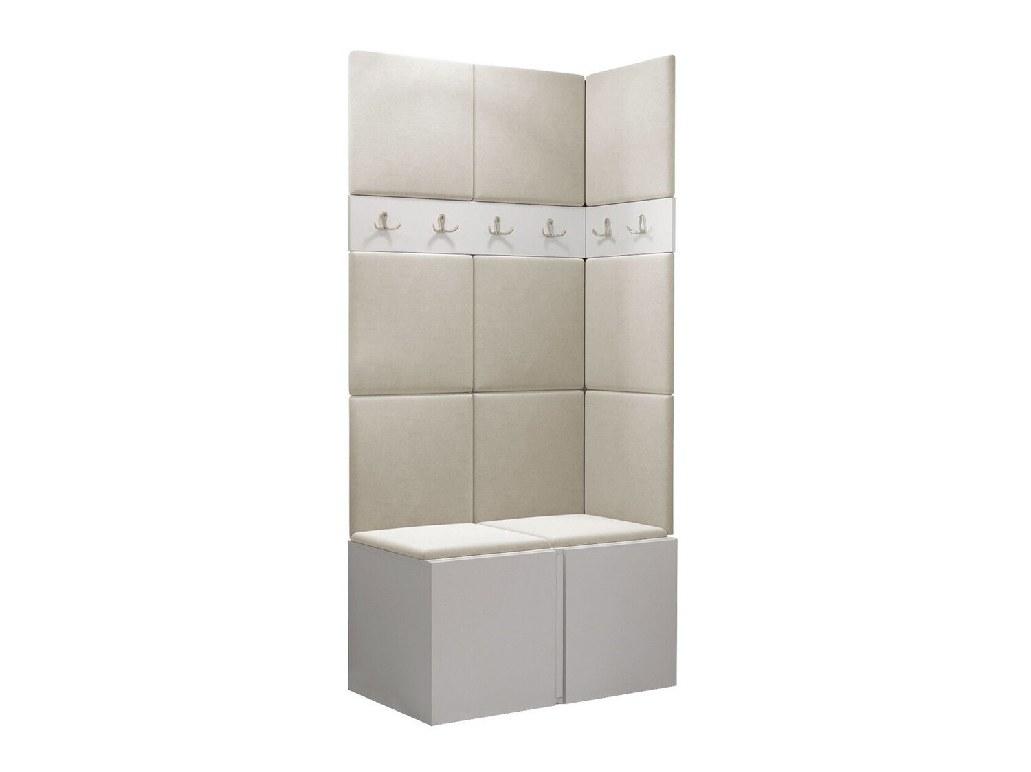 Prieškambario komplektas Pinis I (Balta)