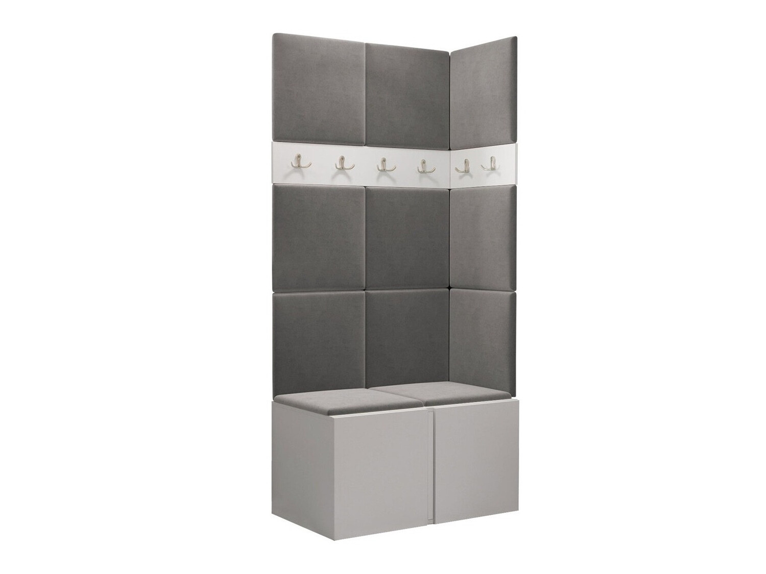 Prieškambario komplektas Pinis I (Balta)