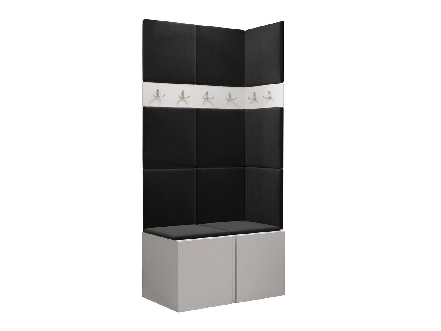 Prieškambario komplektas Pinis I (Balta)