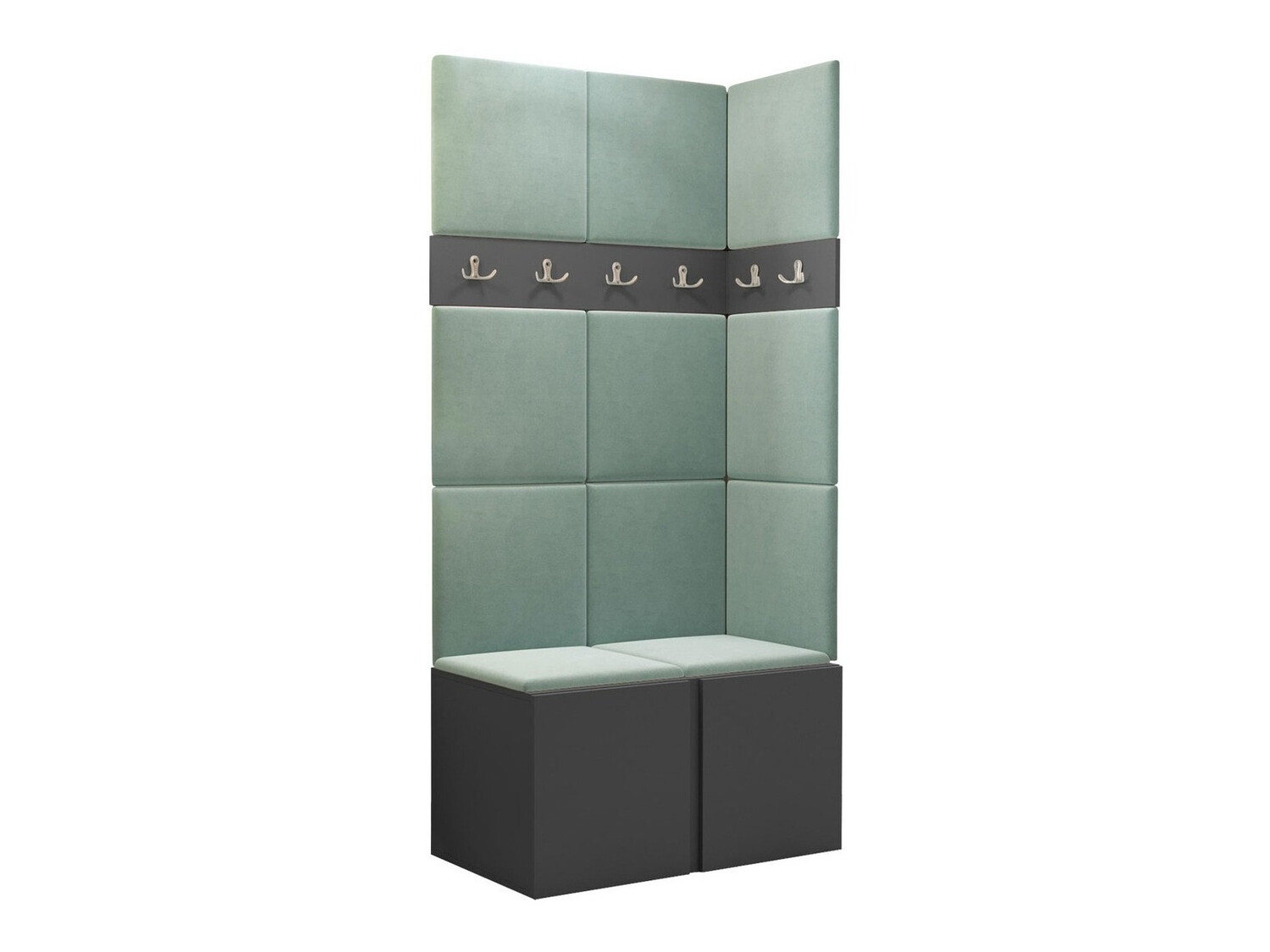 Prieškambario komplektas Pinis I (Grafitas)