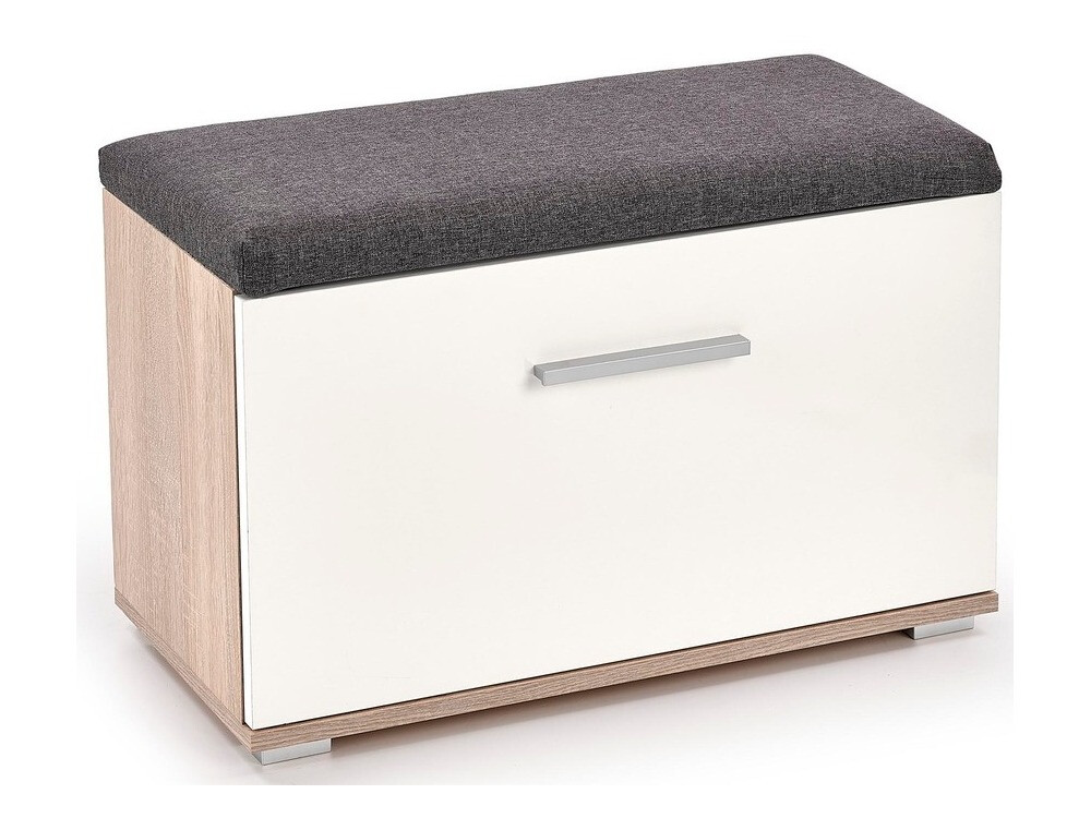 Batų dėžė Cirveso 117 (Sonomos ąžuolas + Blizgi balta)