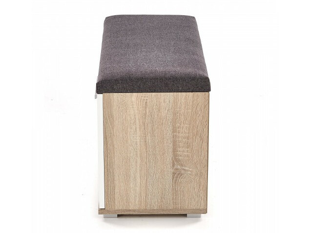 Batų dėžė Cirveso 117 (Sonomos ąžuolas + Blizgi balta)