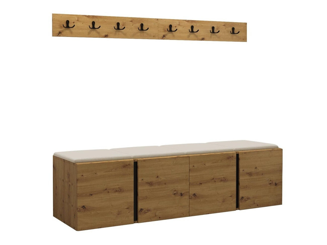 Prieškambario komplektas Pinis VII (Manila 02)