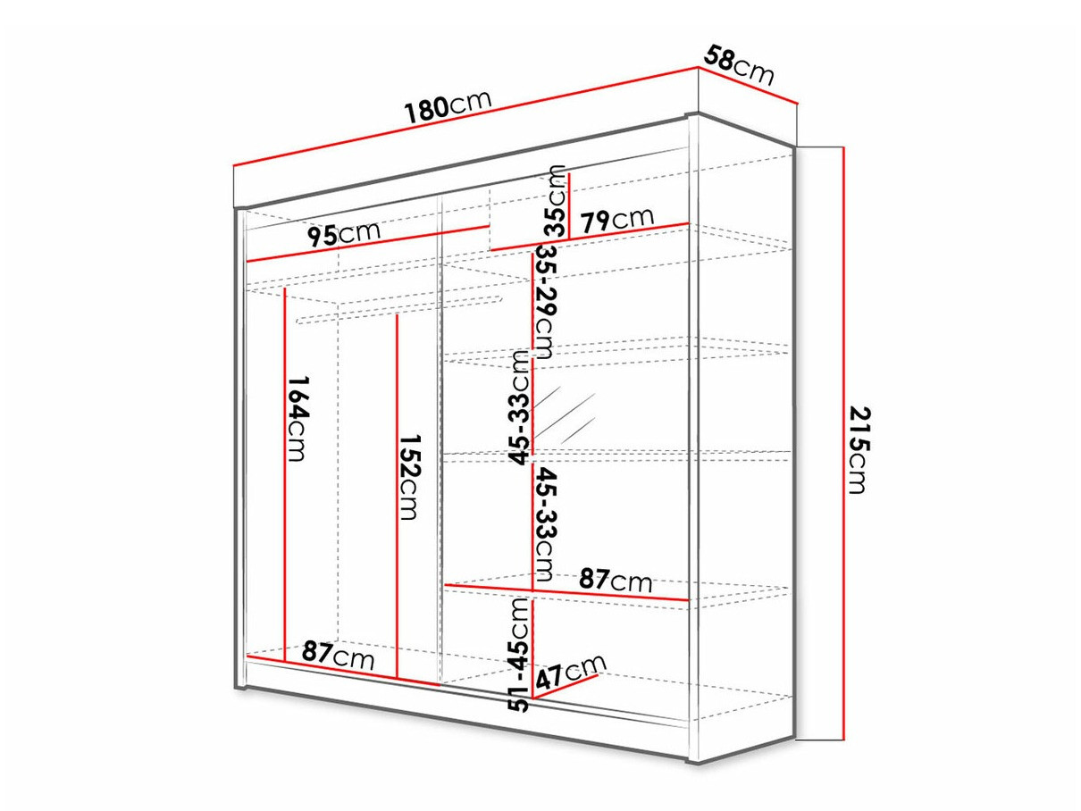 Spinta Closico 137 (Sonomos ąžuolas)