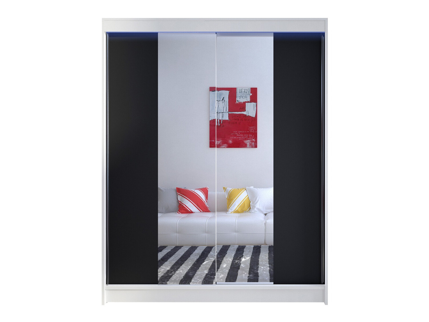 Spinta Closico Vastor II (Balta + Juoda)