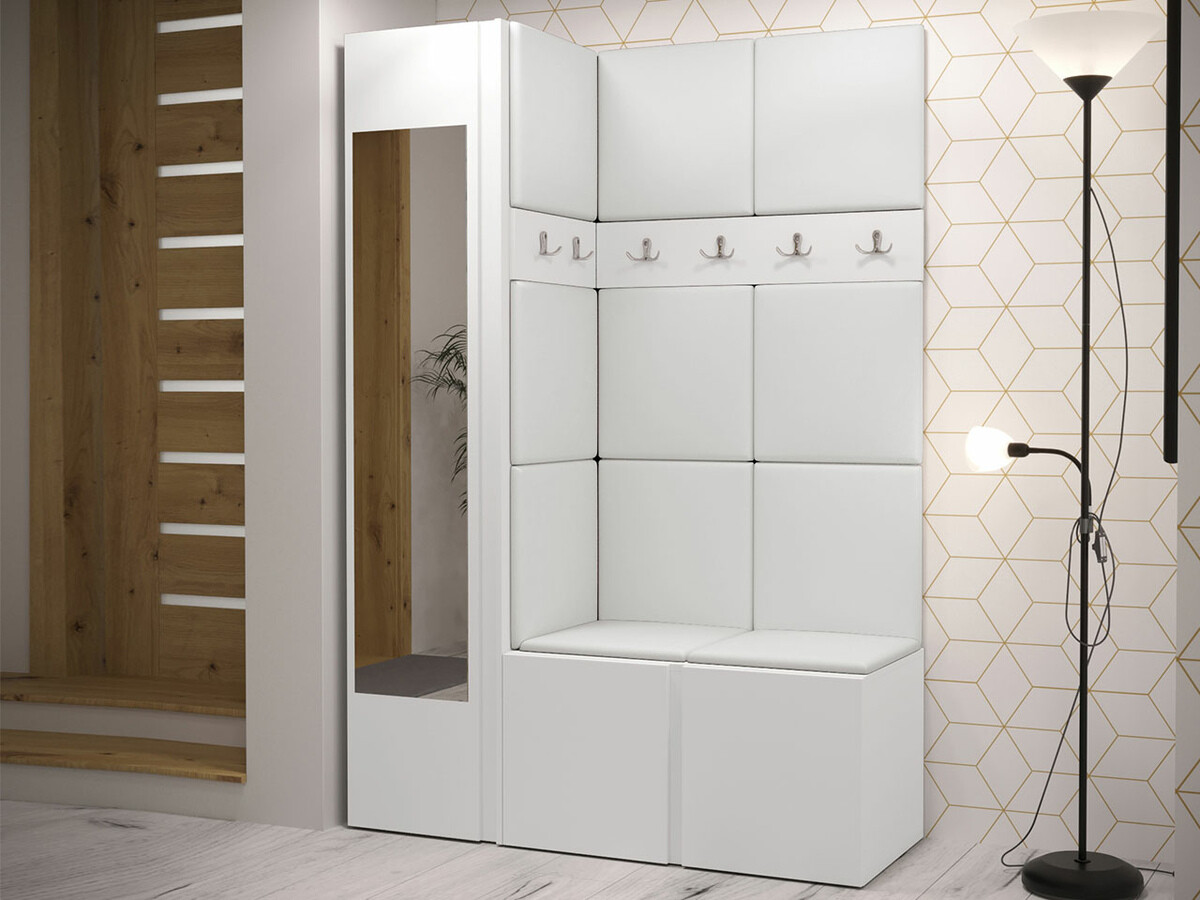 Prieškambario komplektas Hartford 277 (Eko oda Soft 017)