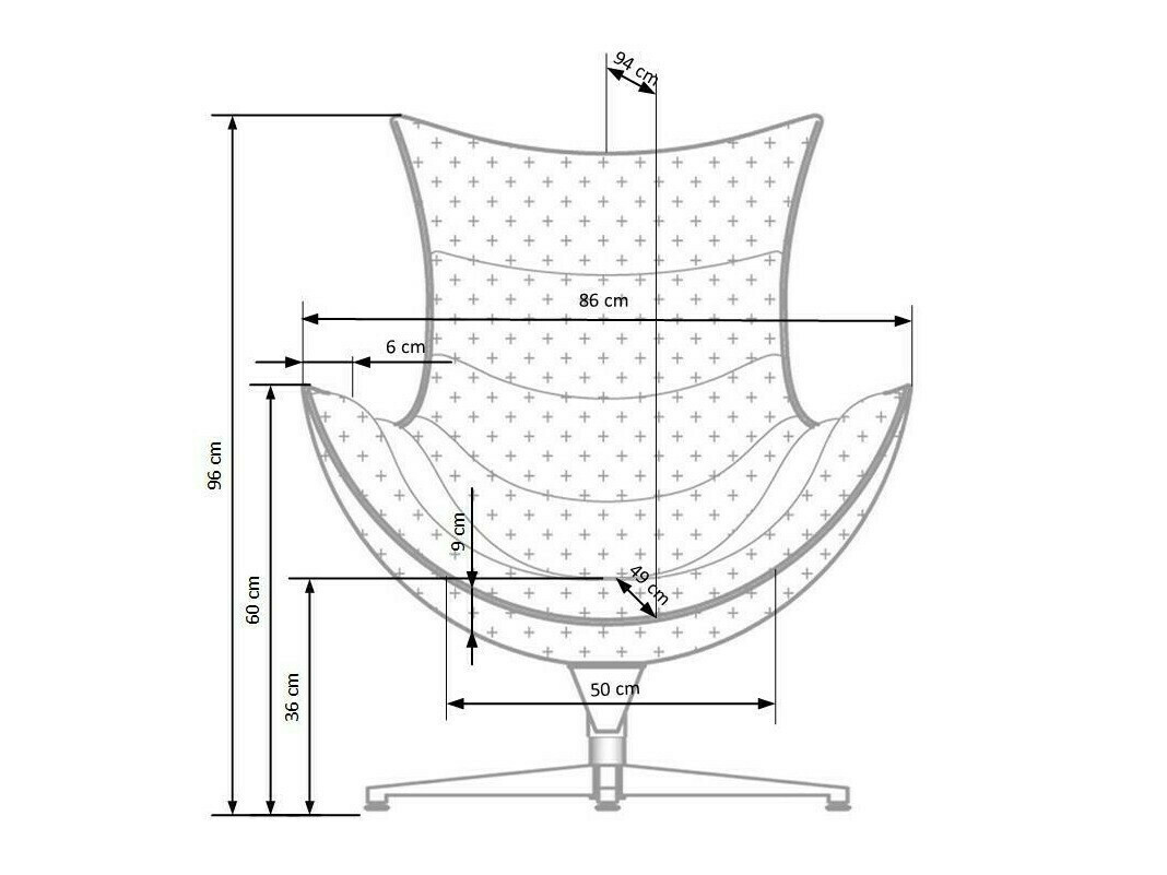 Fotelis Houston Laetus (Ruda)