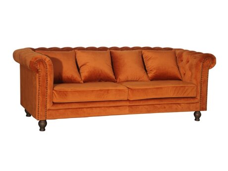 Chesterfield sofa Dallas 255 (Oranžinė)