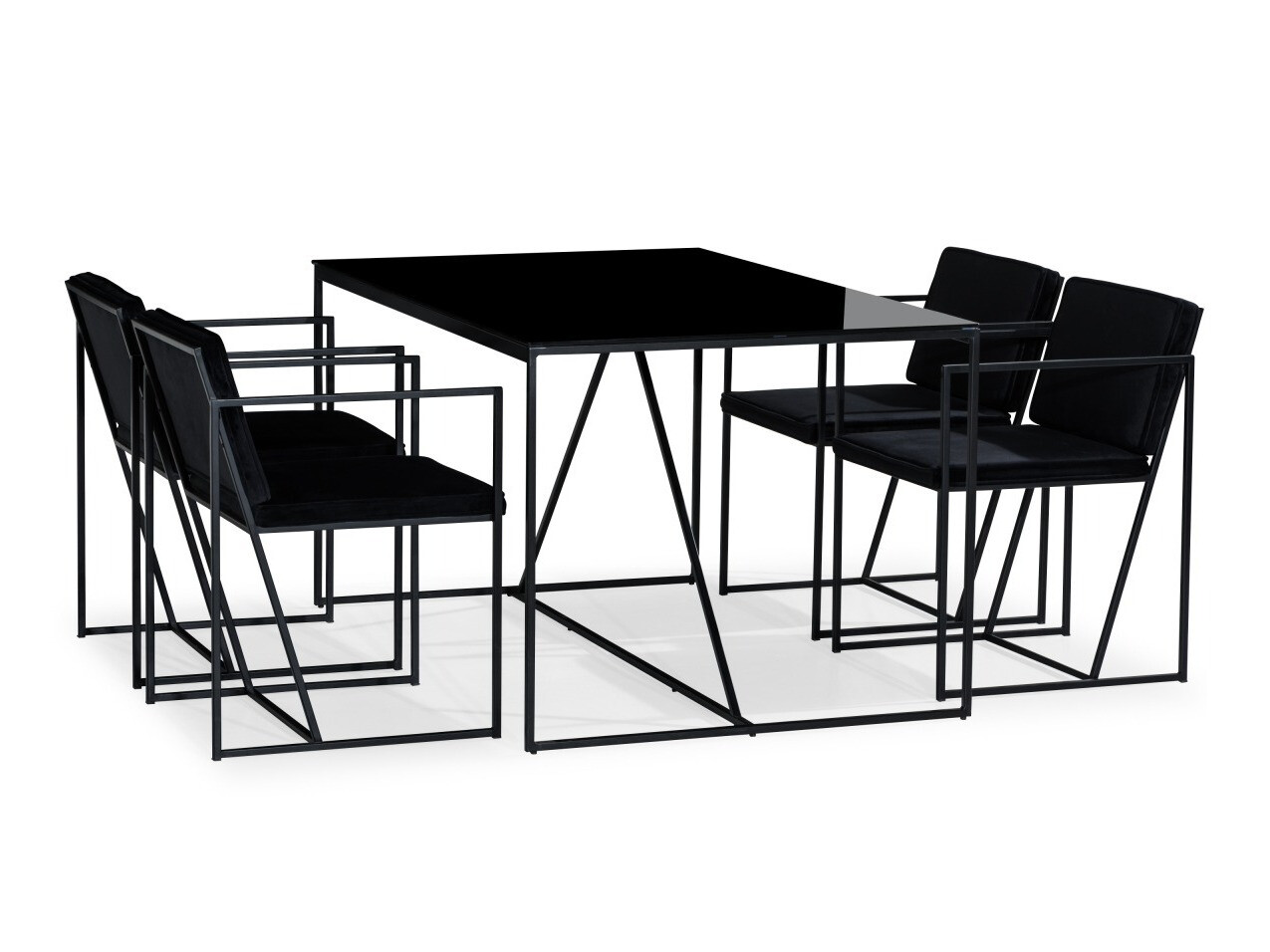 Valgomojo komplektas Scandinavian Choice 852 (Juoda)