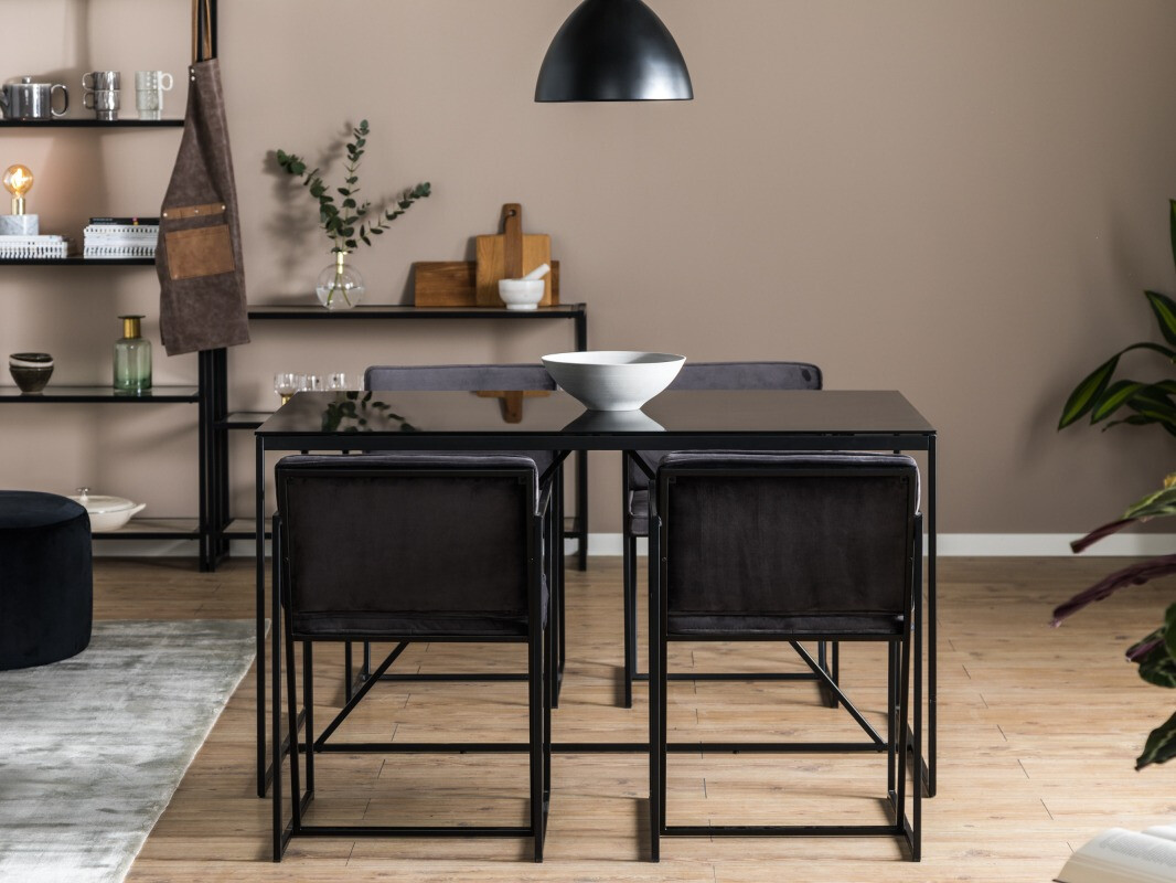 Valgomojo komplektas Scandinavian Choice 852 (Pilka)