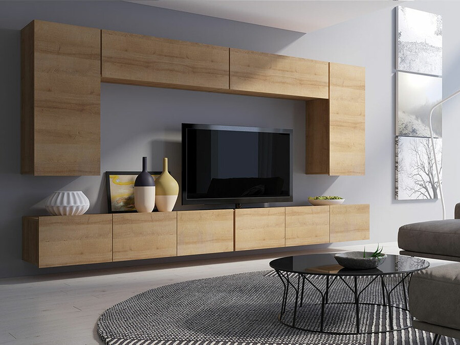 Svetainės komplektas Remus XIII (Auksinis ąžuolas)