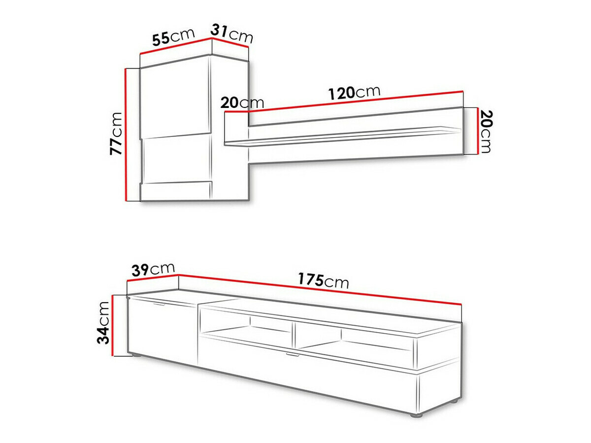 Svetainės komplektas Toledo 114