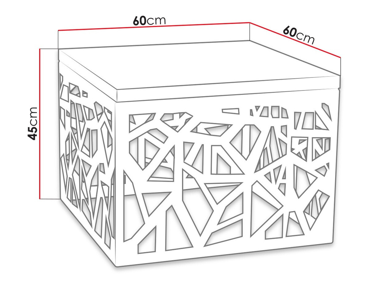 Žurnalinis staliukas Germantown 102 (Matinė juoda + Blizgi balta)