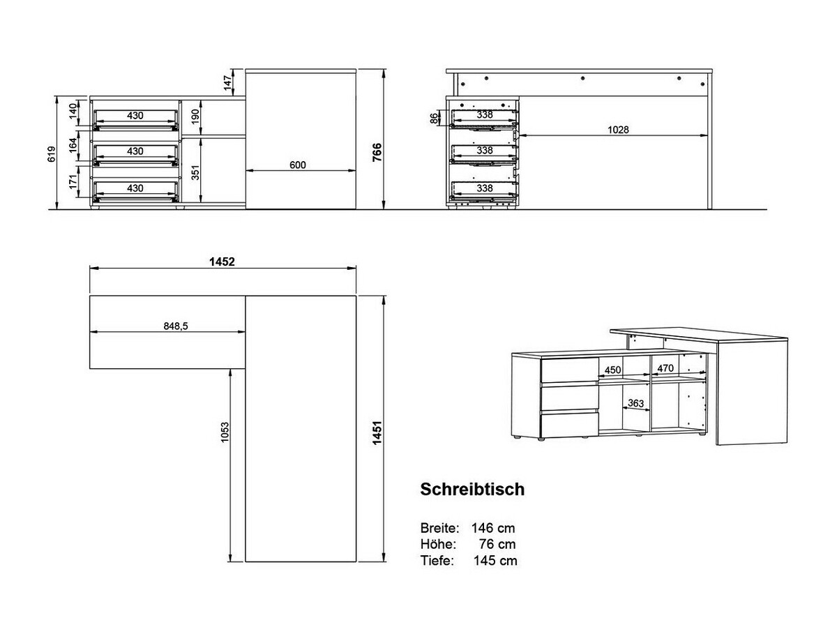 Biuro komplektas Avirome 108