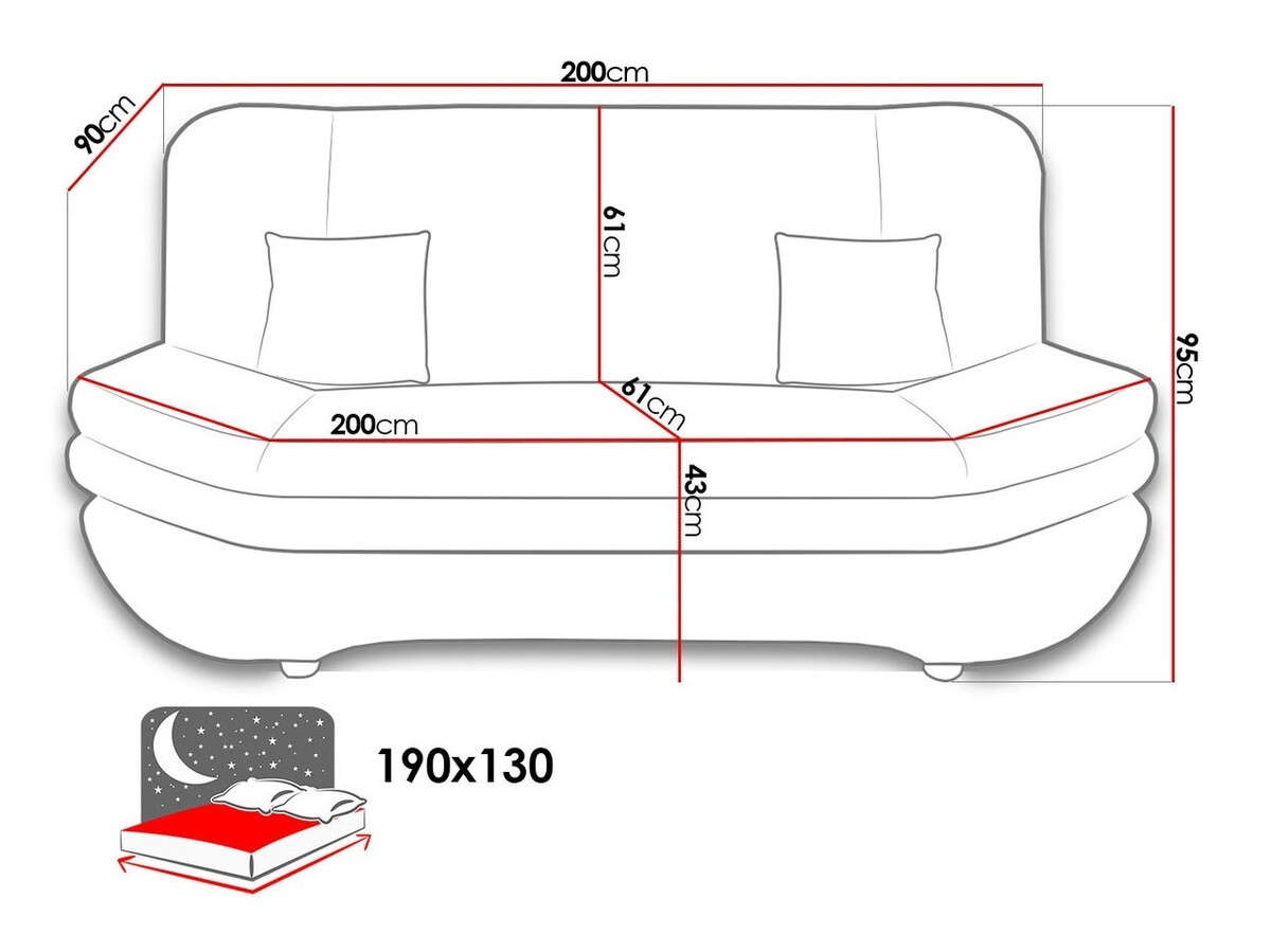 Sofa lova Comfivo 234 (Boss 12)