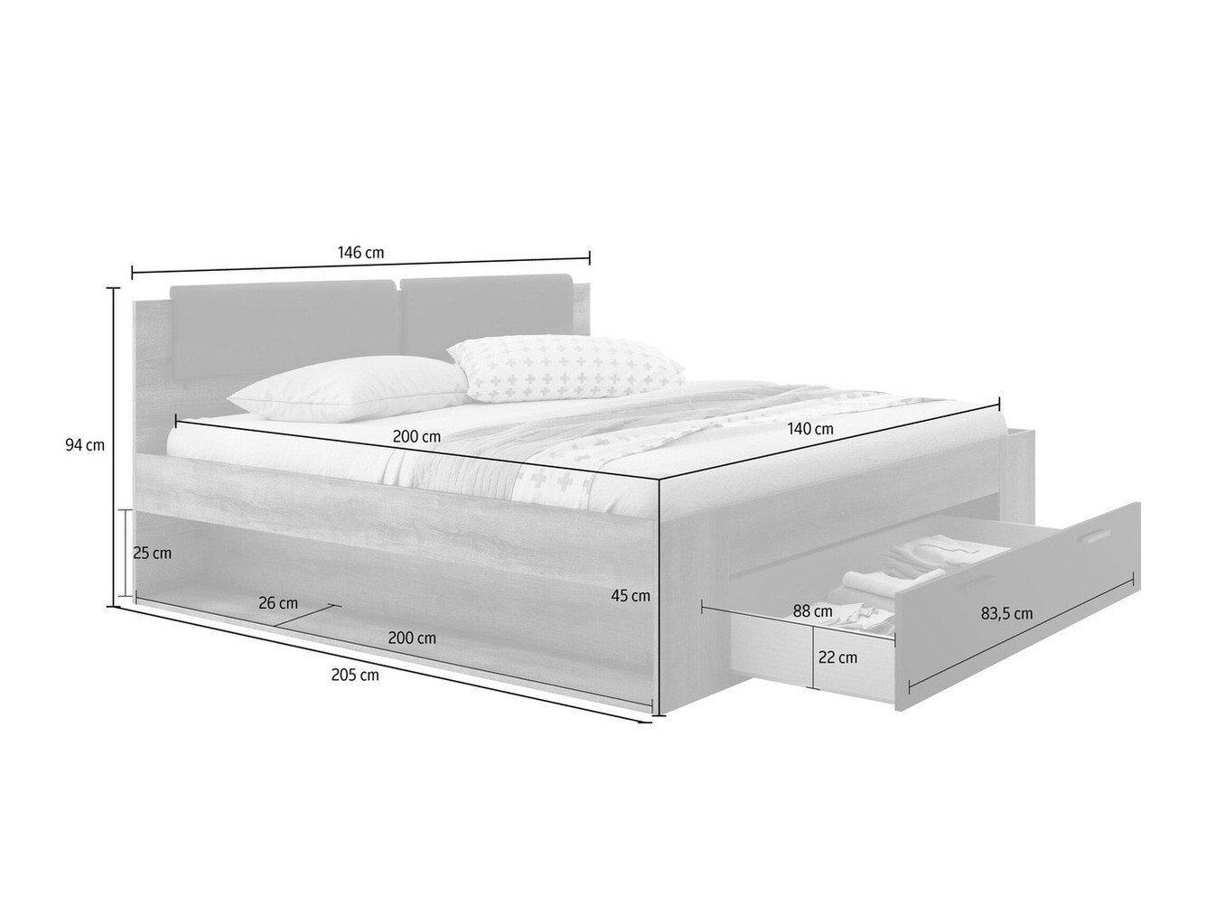 Lova Levruvu 111 (Balintas uosis + Smėlinė)