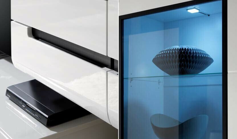 Lentyna Austin D100 (Balta + Blizgi balta)