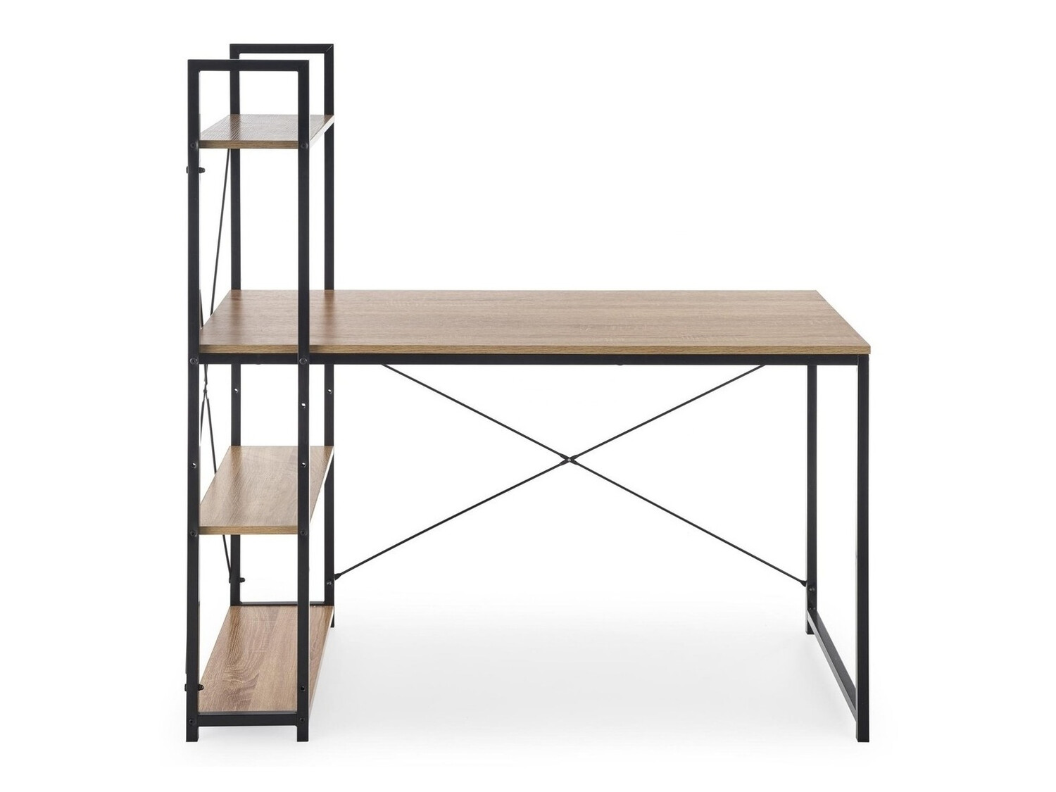 Darbo stalas Houston 1888 (Sonomos ąžuolas + Juoda)