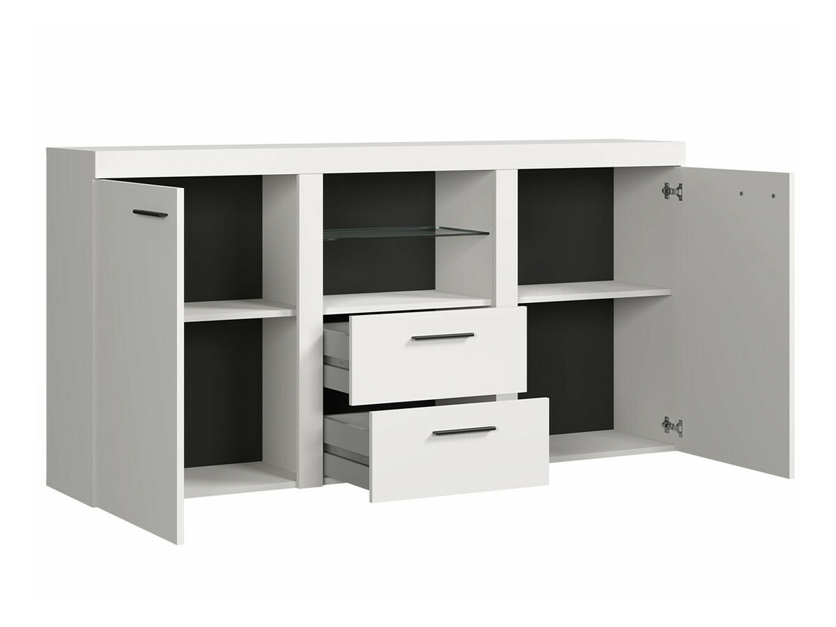 Svetainės komplektas Tucson 106 (Ąžuolas lefkas + Grafitas)