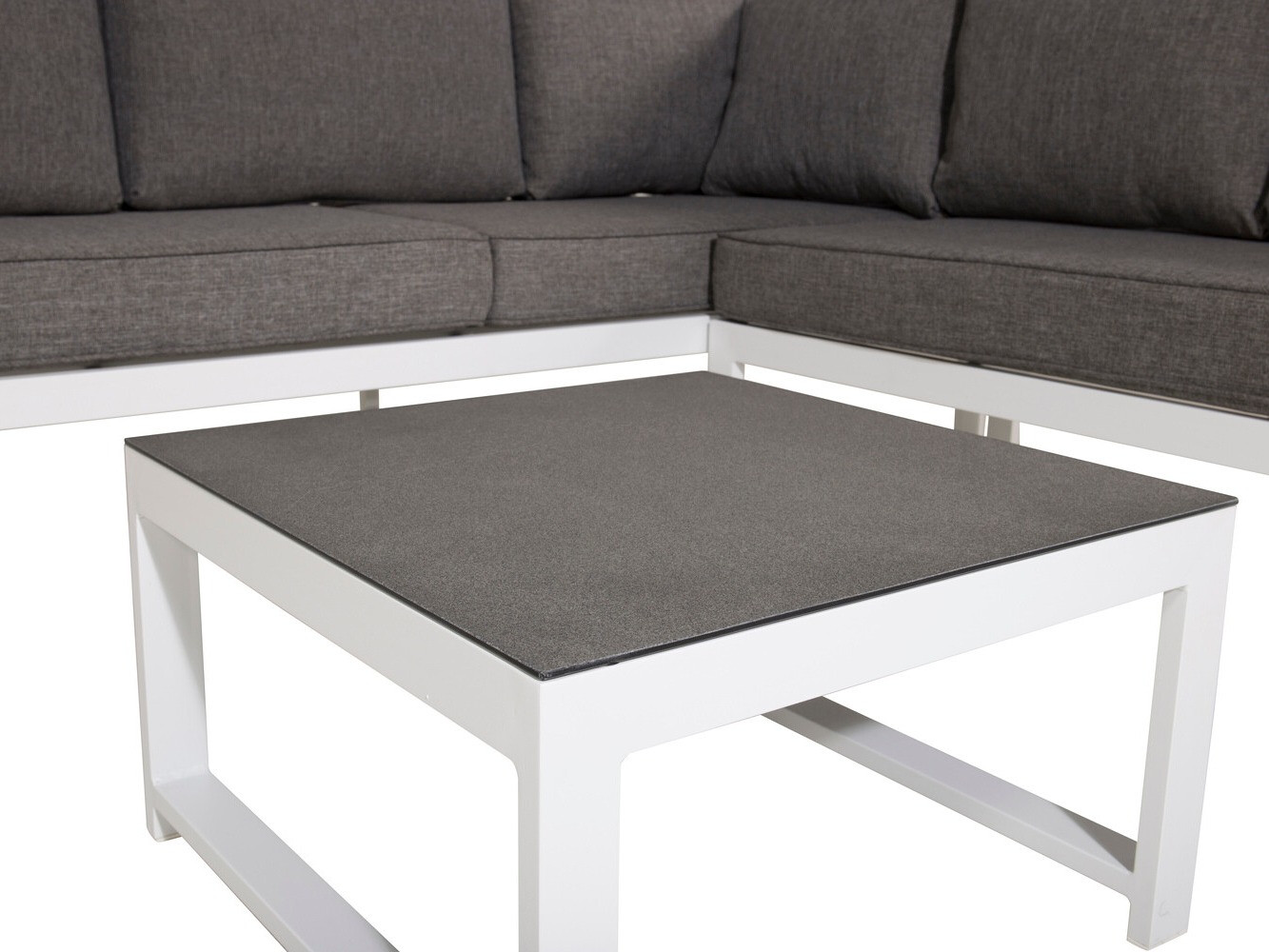 Lauko baldų komplektas Dallas 773 (Balta + Pilka)