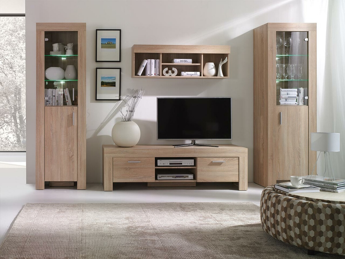 Svetainės komplektas Melfeli 124 (Sonomos ąžuolas)