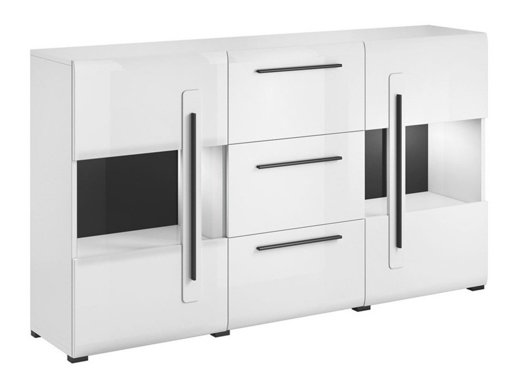 Komoda Ophsalu 106 (Balta + Blizgi balta)