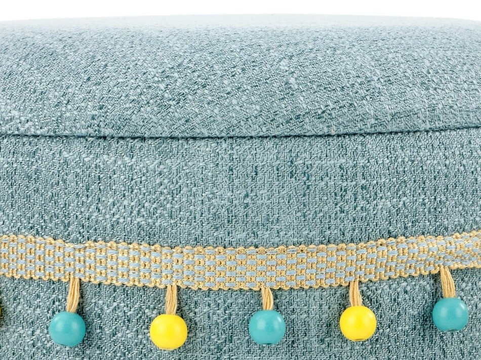 Pufų komplektas Houston 1155 (Šviesi mėlyna)