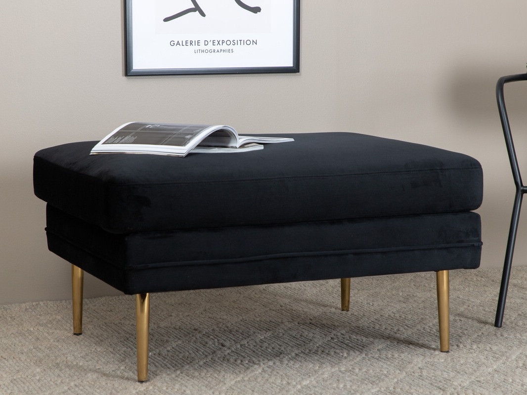 Minkštasuolis Dallas 2653 (Juoda + Auksinė)