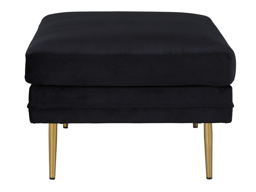 Minkštasuolis Dallas 2653 (Juoda + Auksinė)