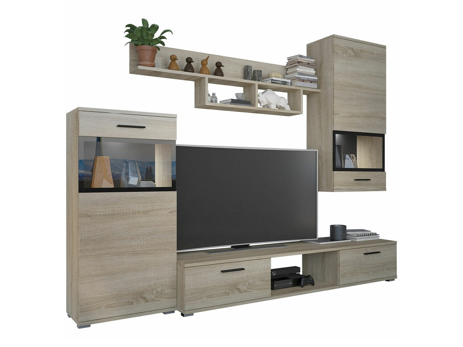 Svetainės komplektas Tucson 109 (Sonomos ąžuolas)