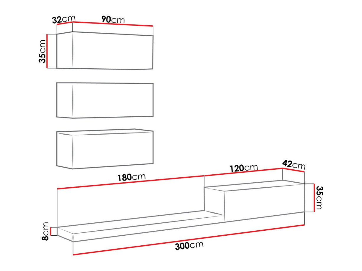 Svetainės komplektas Charlotte 111