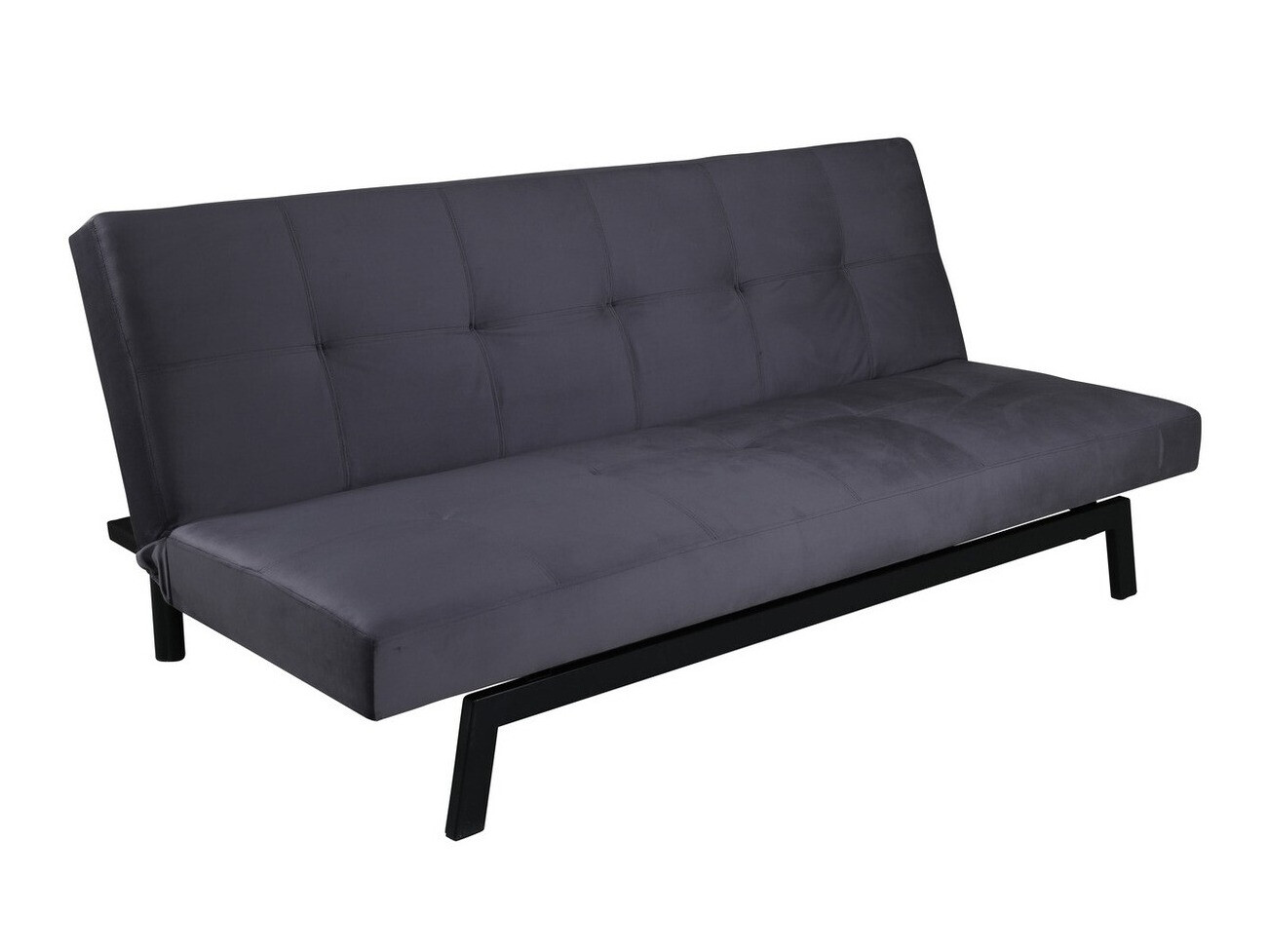 Sofa lova Dallas 1710 (Tamsi pilka + Juoda)