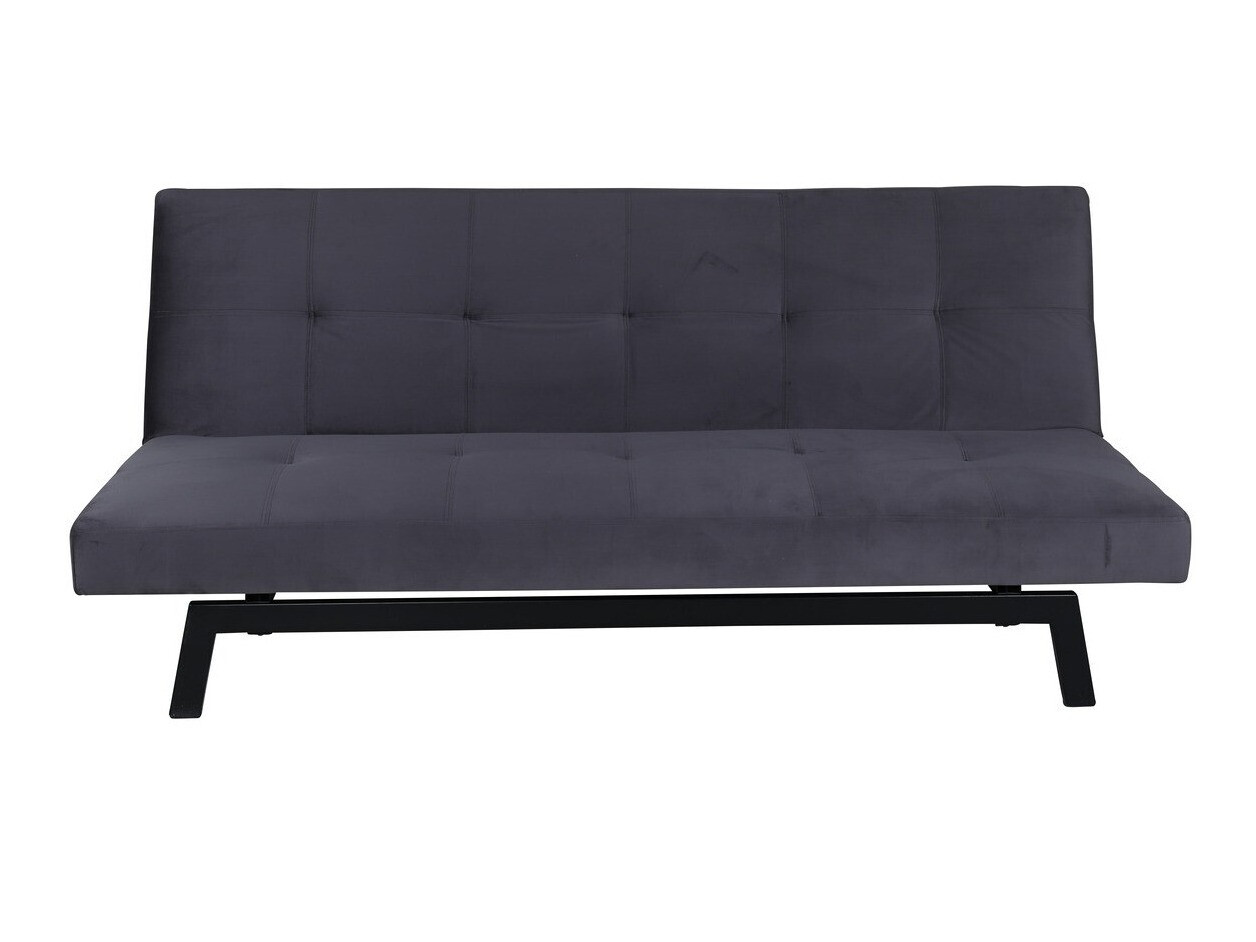Sofa lova Dallas 1710 (Tamsi pilka + Juoda)