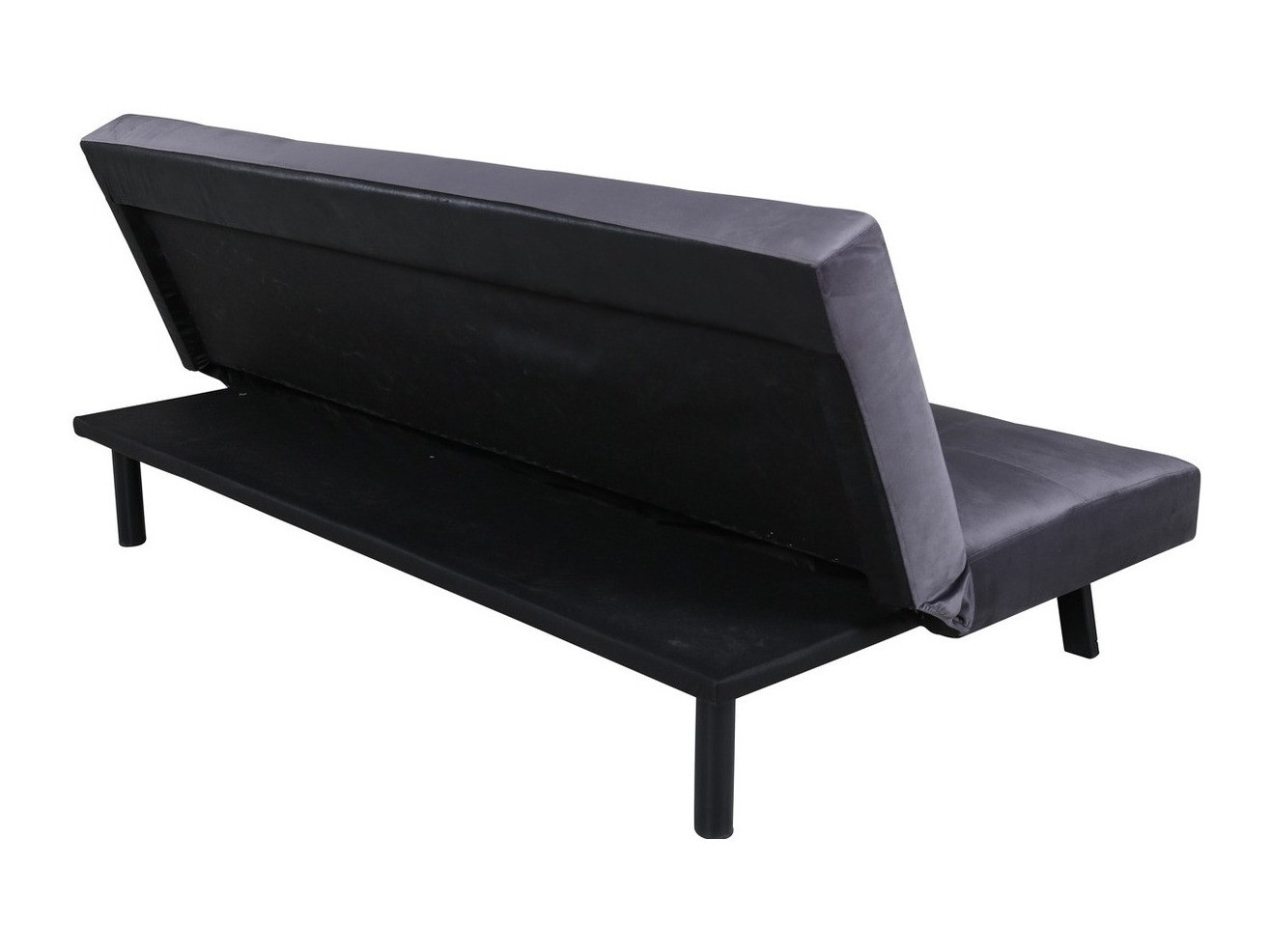 Sofa lova Dallas 1710 (Tamsi pilka + Juoda)