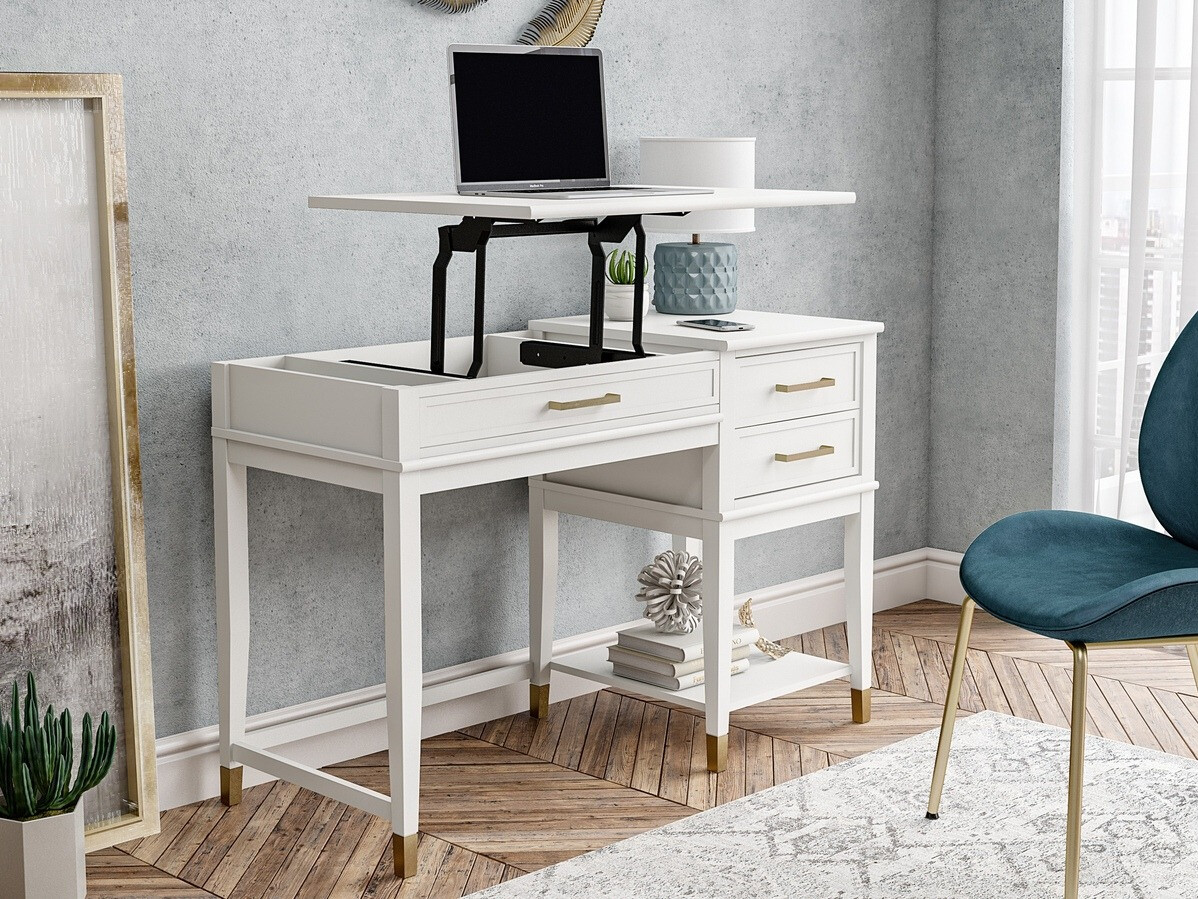 Darbo stalas CosmoLiving by Cosmopolitan Belromu 102 (Balta)