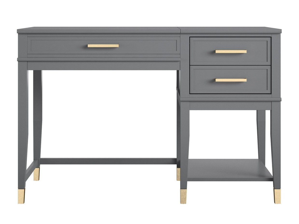 Darbo stalas CosmoLiving by Cosmopolitan Belromu 102 (Grafitas)
