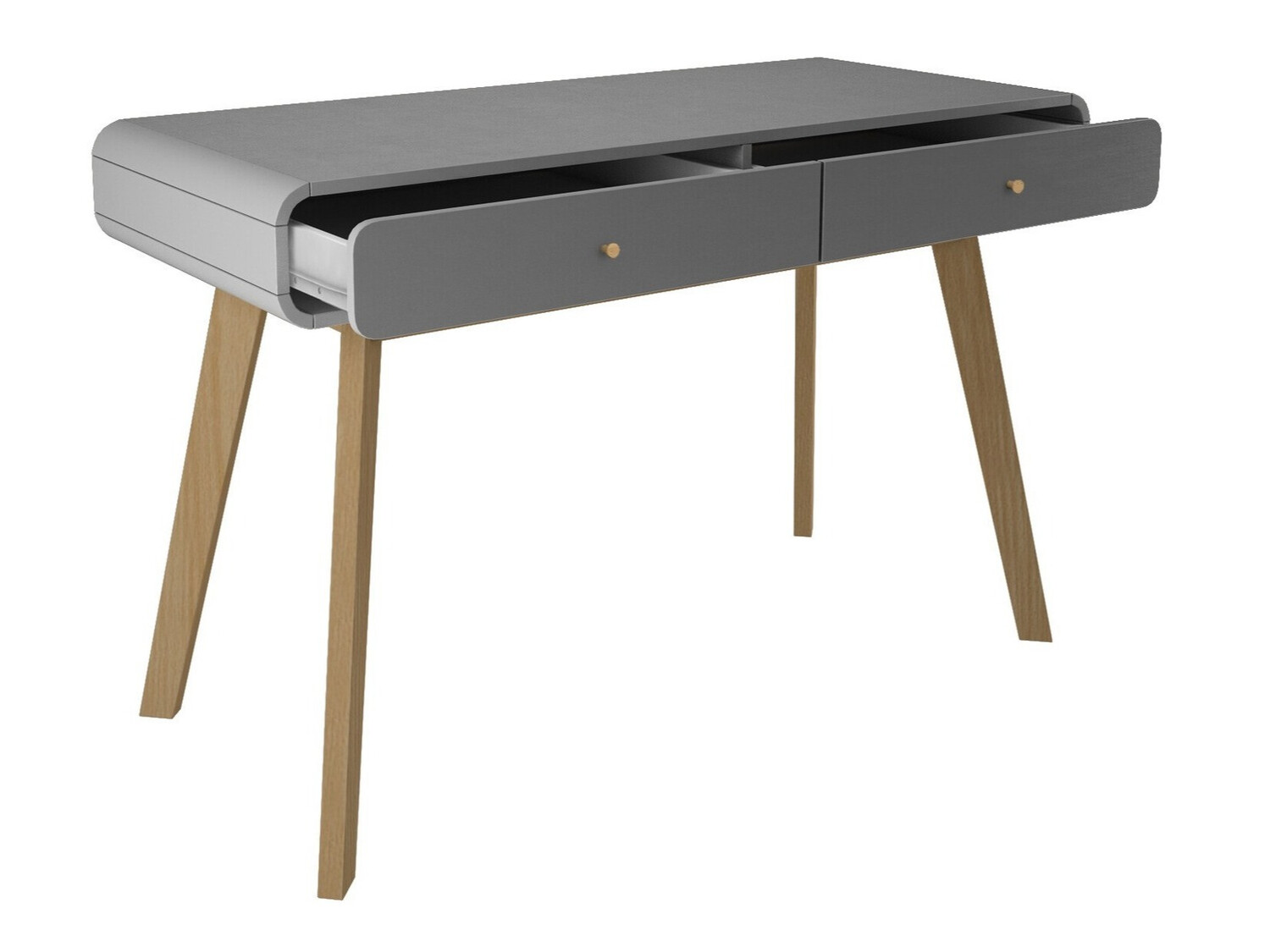 Darbo stalas Elbtena 108 (Pilka + Ąžuolas)