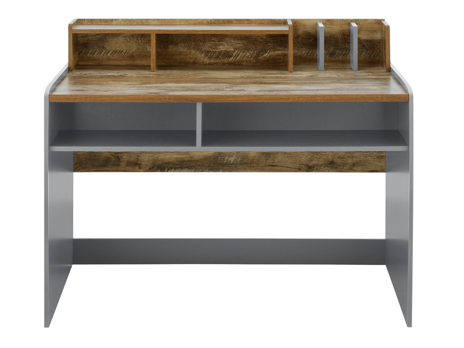 Darbo stalas Felmave 102 (Pilka + Ąžuolas)