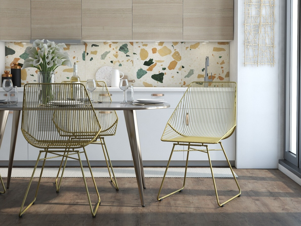 Kėdė CosmoLiving by Cosmopolitan 115 (Auksinė)