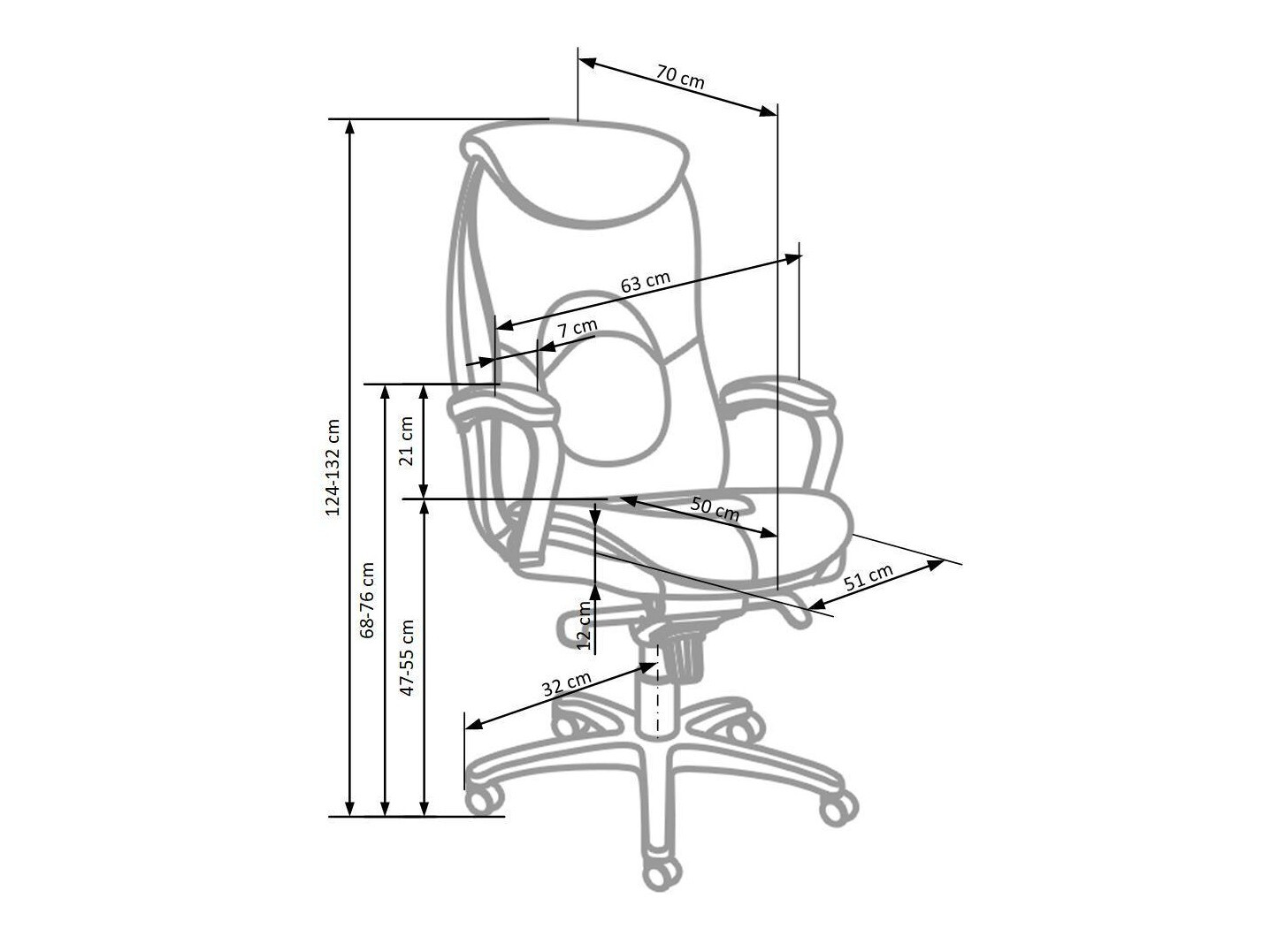 Biuro kėdė Houston 394