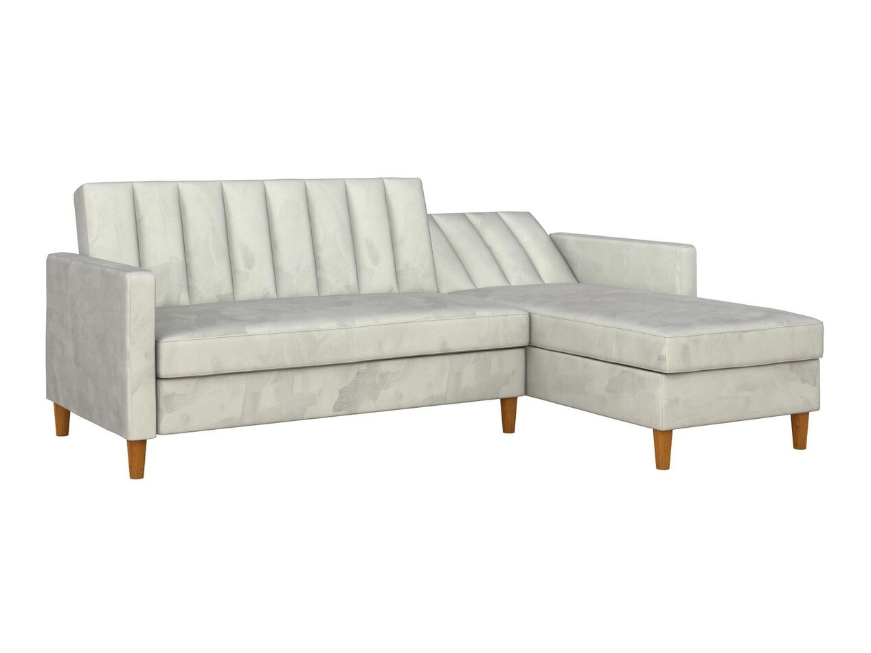 Minkštas kampas Tulsa 108 (Šviesi pilka)