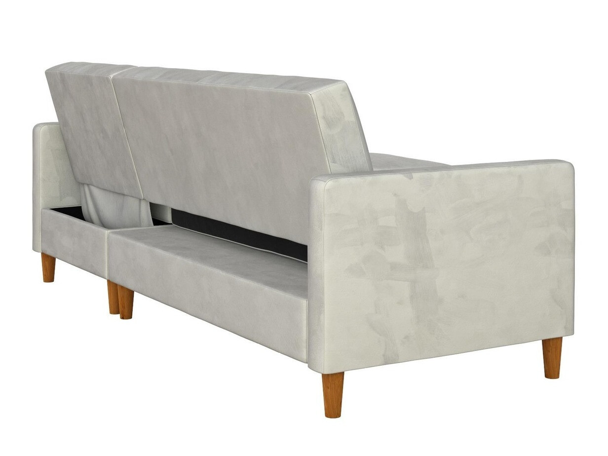 Minkštas kampas Tulsa 108 (Šviesi pilka)