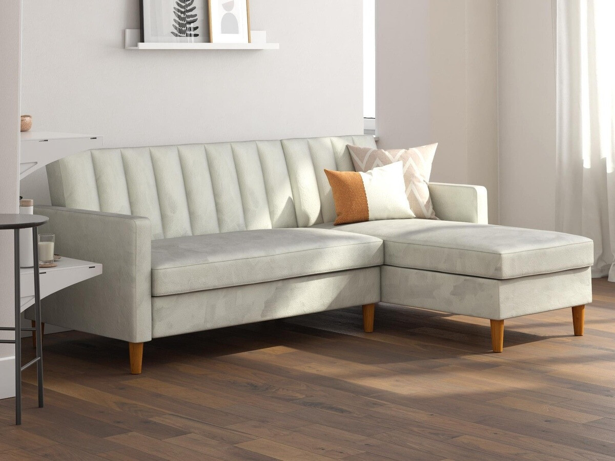 Minkštas kampas Tulsa 108 (Šviesi pilka)