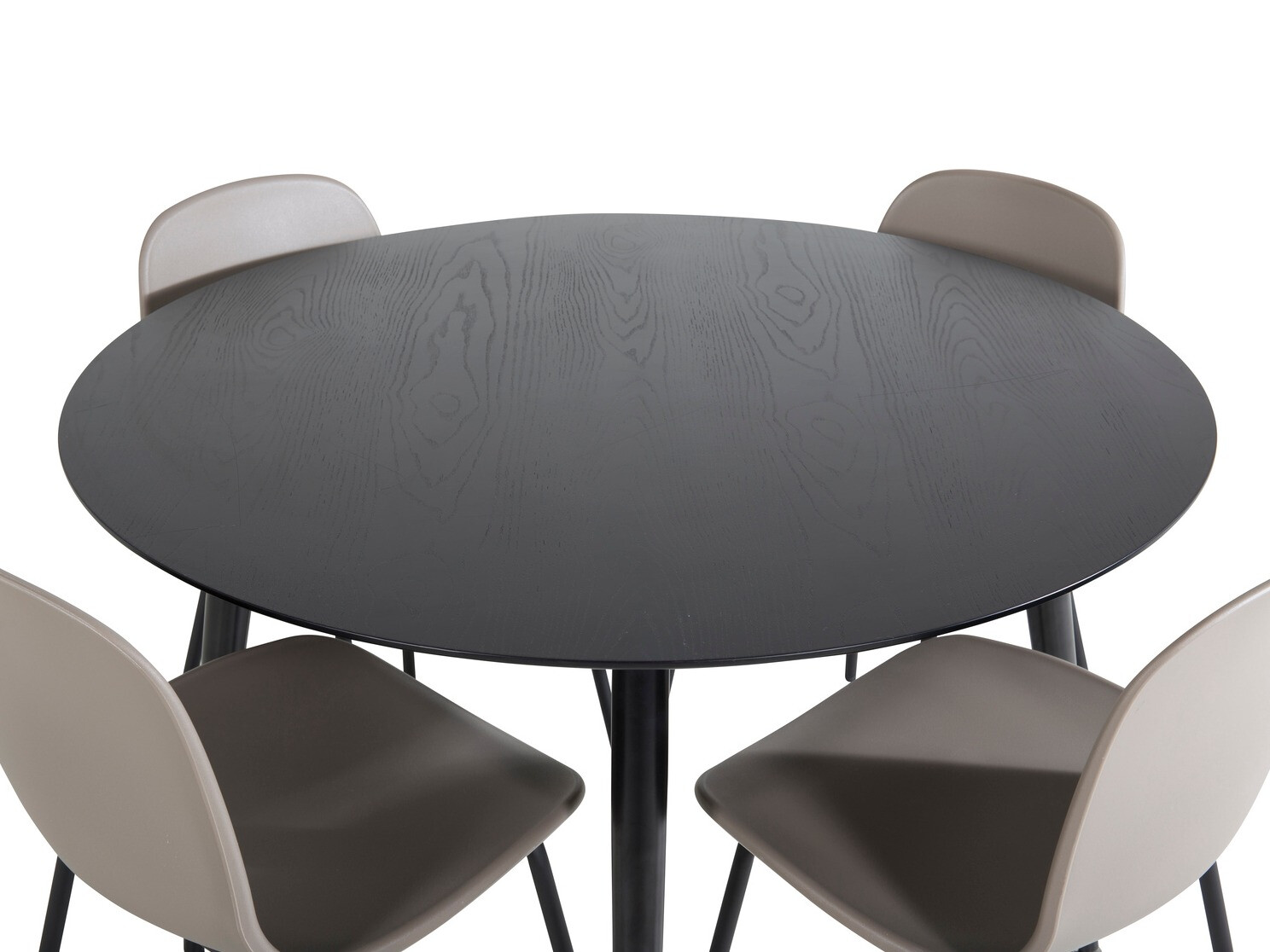 Valgomojo komplektas Dallas 1622 (Chaki + Juoda)