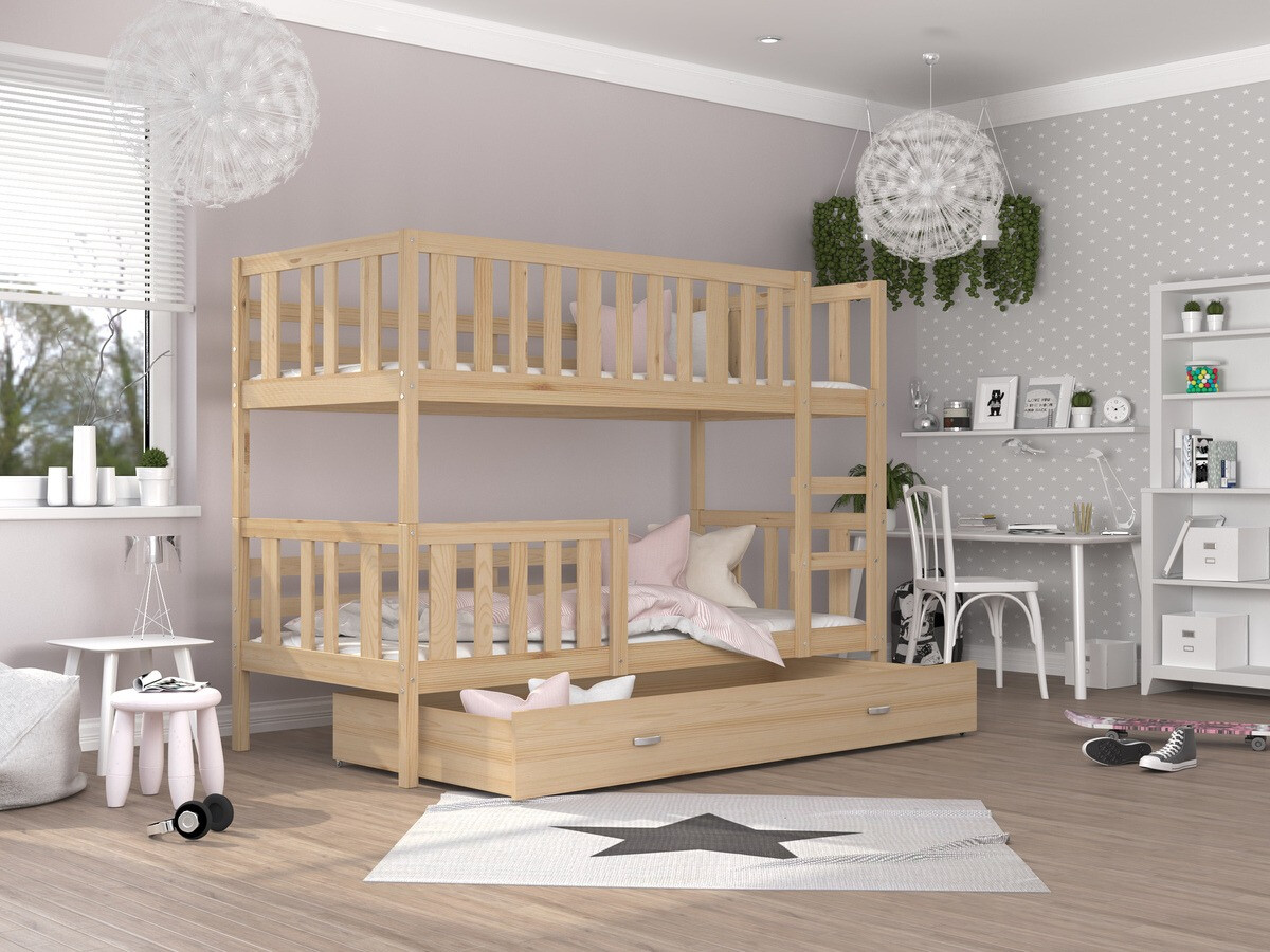 Dviaukštė lova Aurora 147 (Pušis)