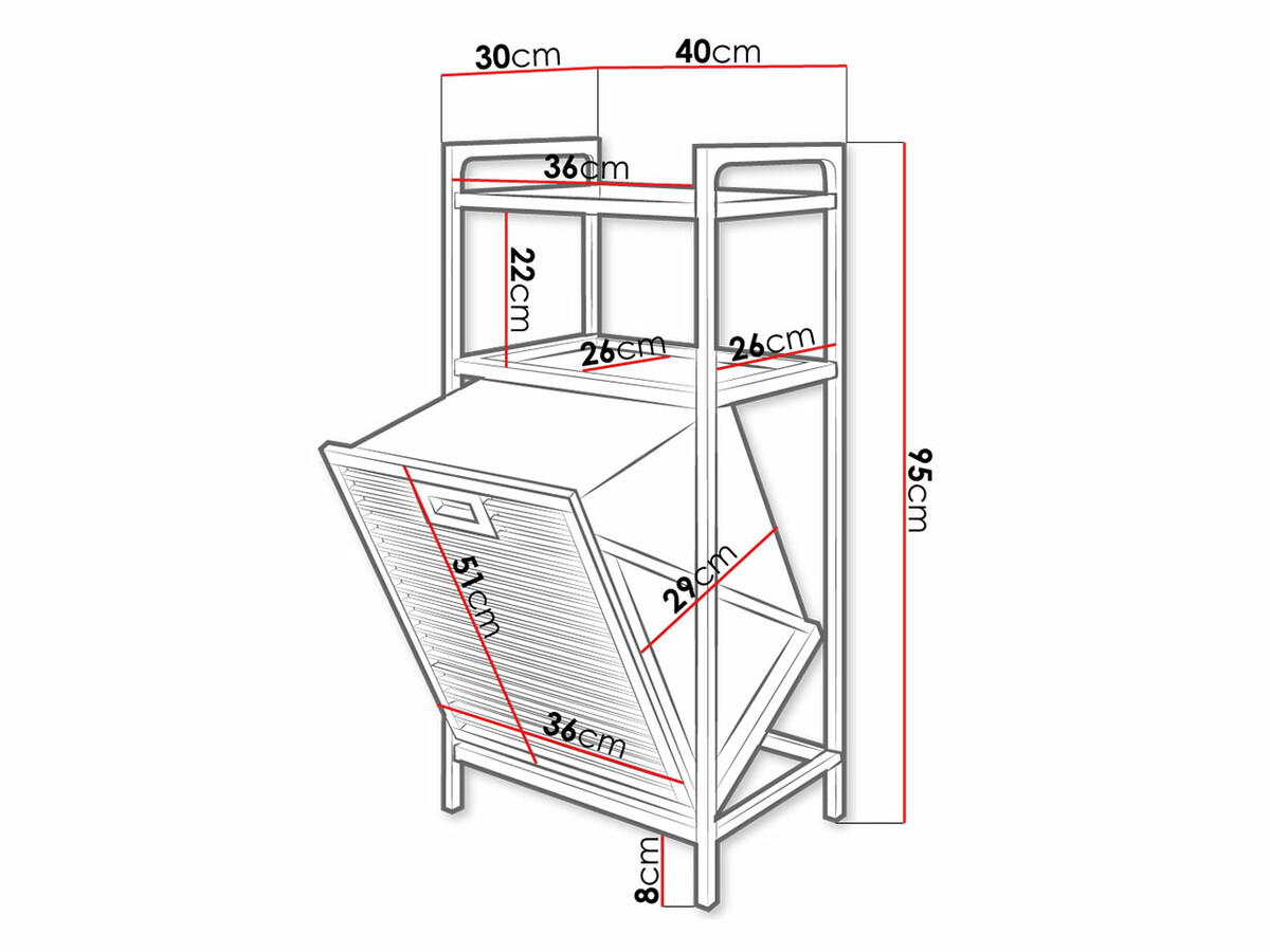 Vonios lentyna Structes